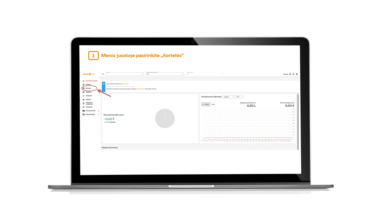 Verslo kortelės užsakymas